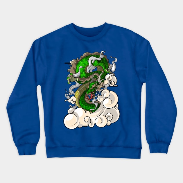 Dragon Crewneck Sweatshirt by CheMaik